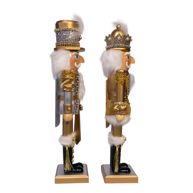 Gold Nutcracker Figurine, 15" (2 styles - sold individually) - Image 4