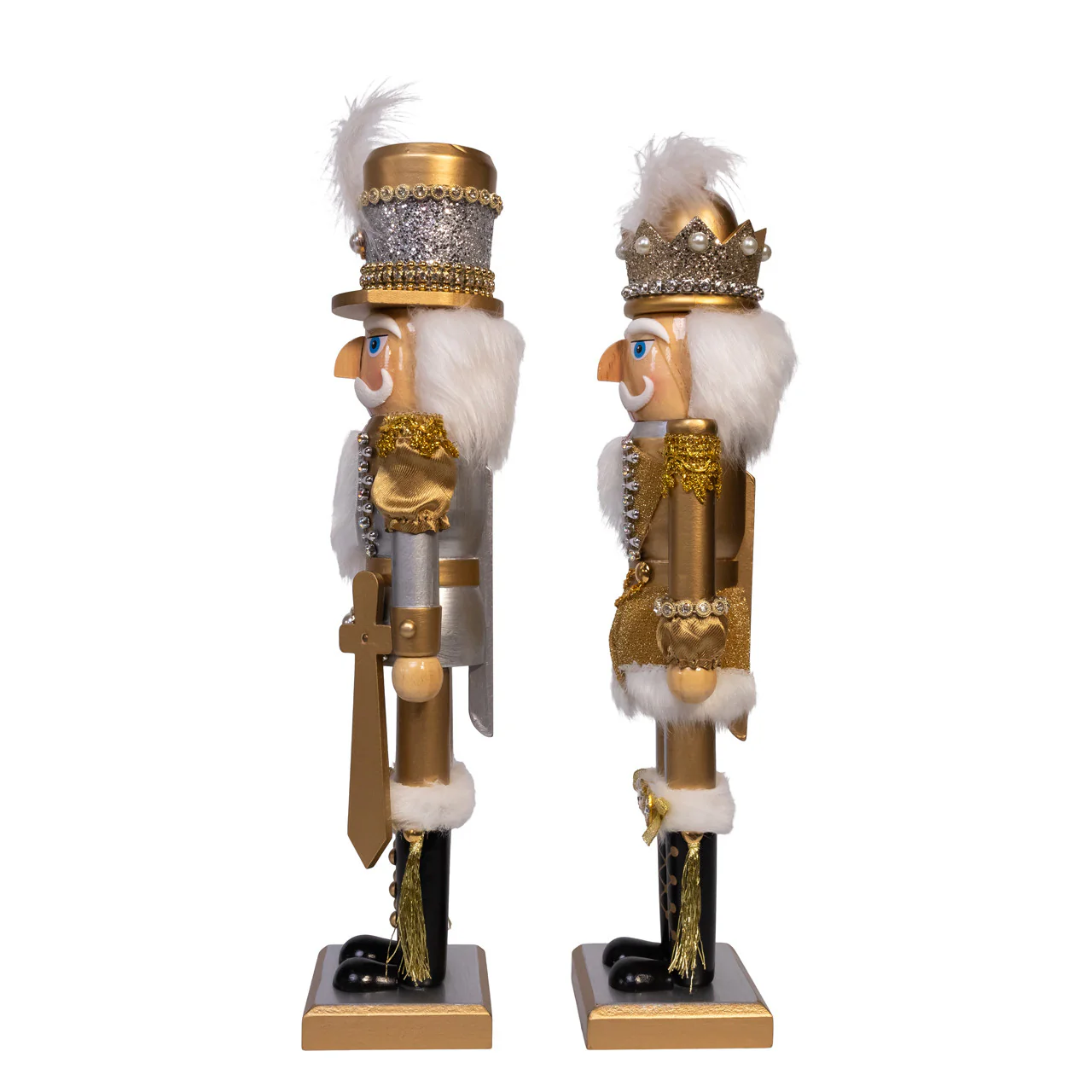 Gold Nutcracker Figurine, 15" (2 styles - sold individually) - Image 7