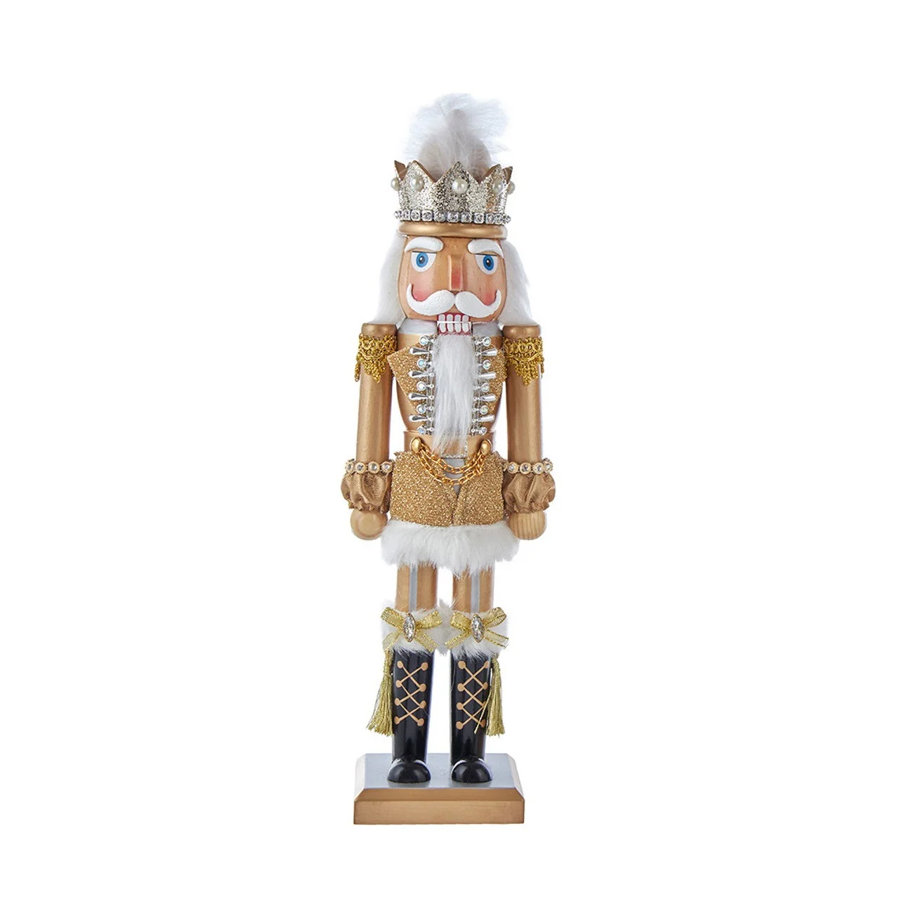 Gold Nutcracker Figurine, 15" (2 styles - sold individually) - Image 9