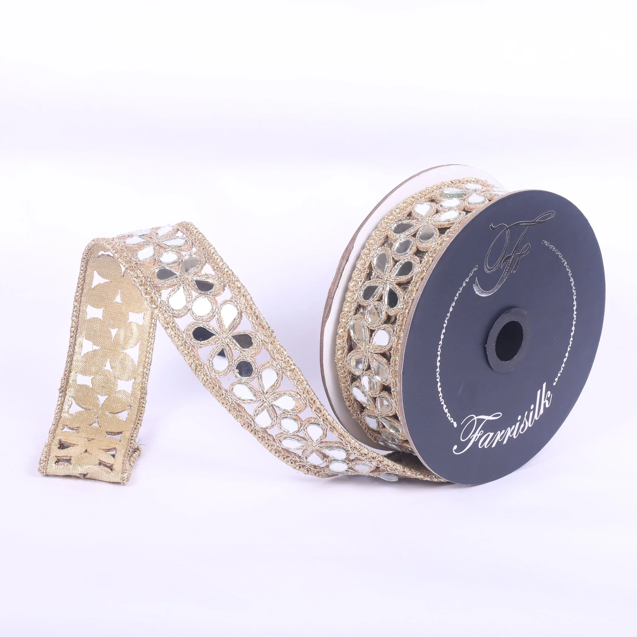 Golden Shard Ribbon, 1" x 5yd (Gold)