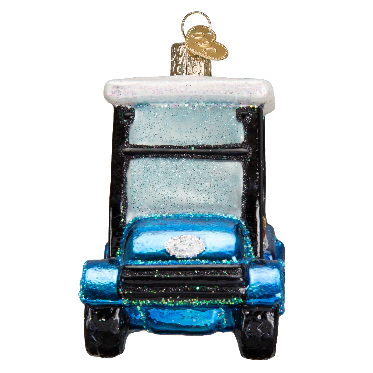 Golf Cart Santa Ornament - Image 3