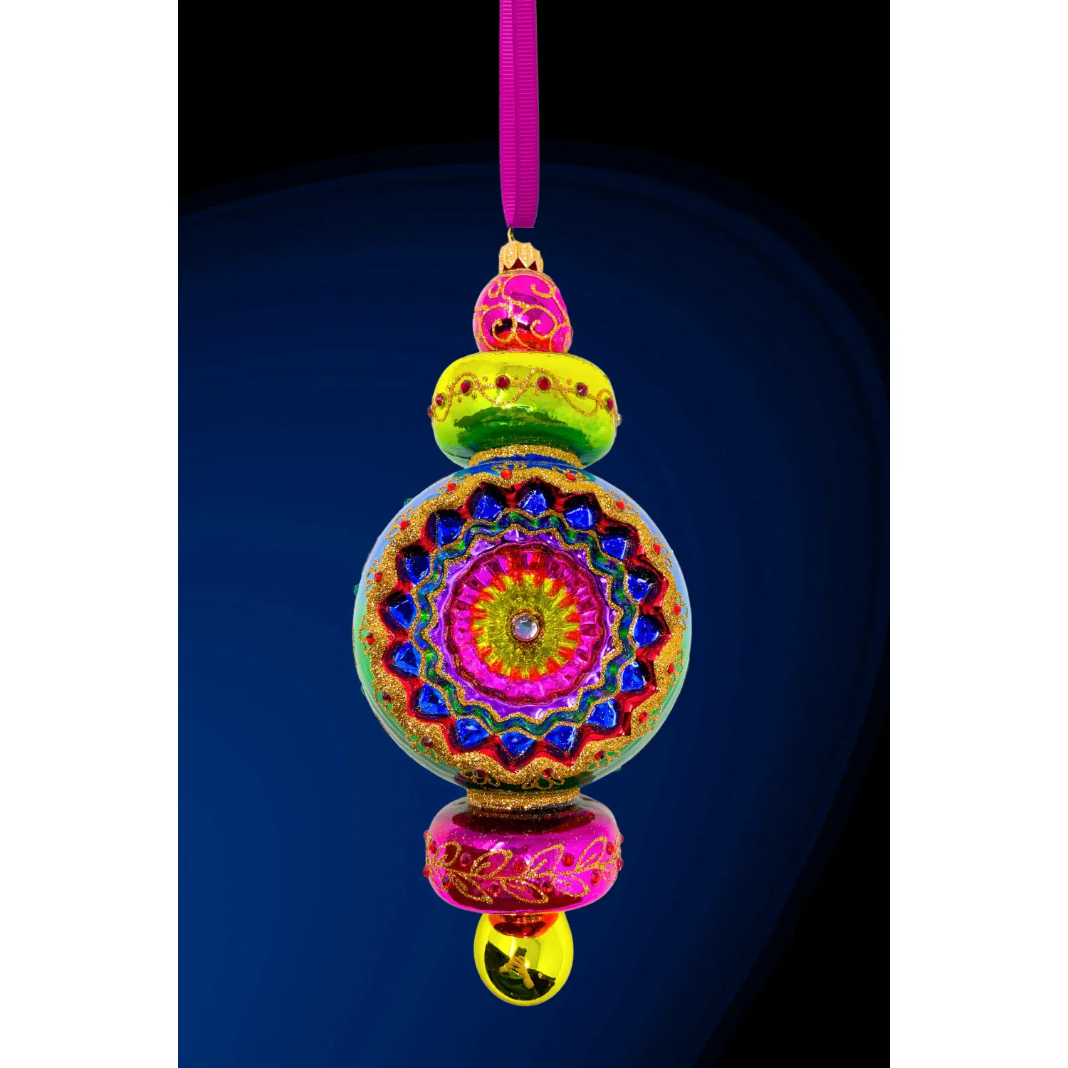 Grand Dynasty Polish Glass Ornament, 8.5"