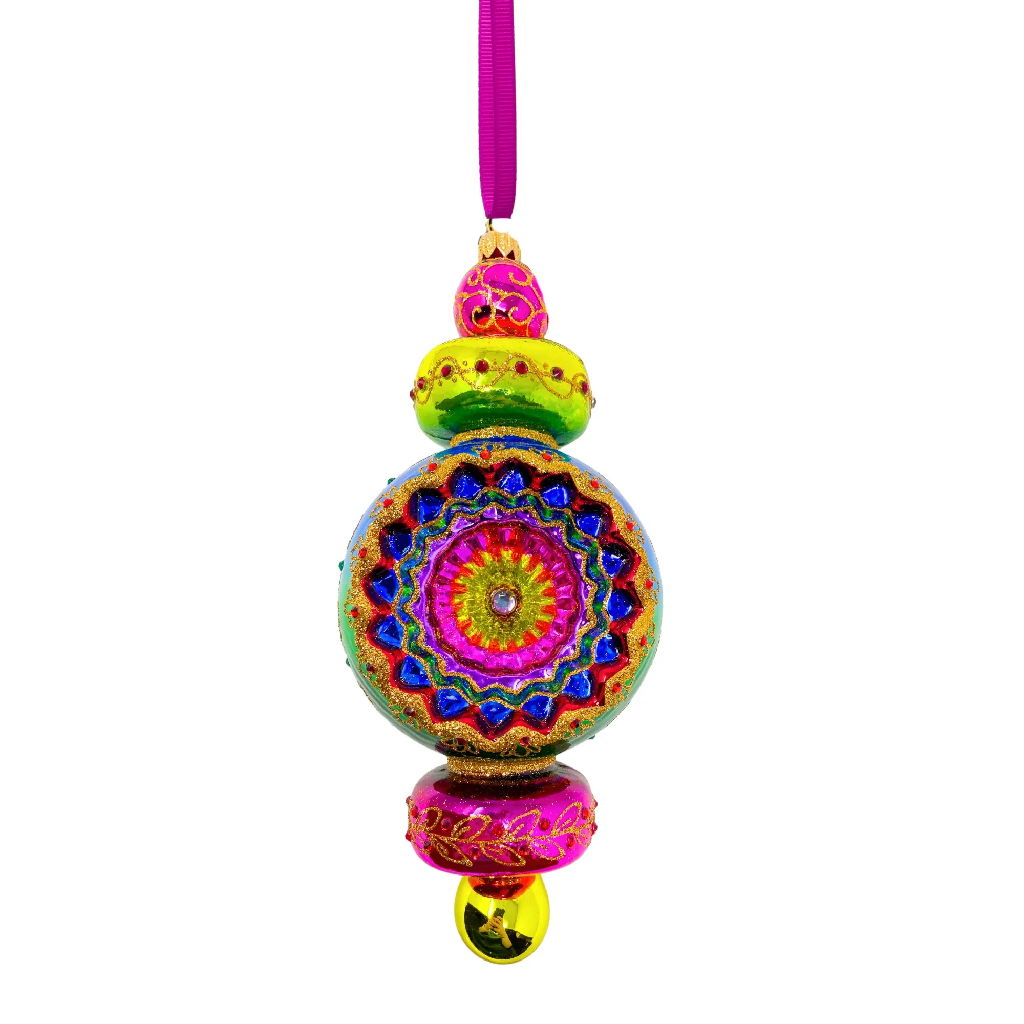 Grand Dynasty Polish Glass Ornament, 8.5" - Image 2