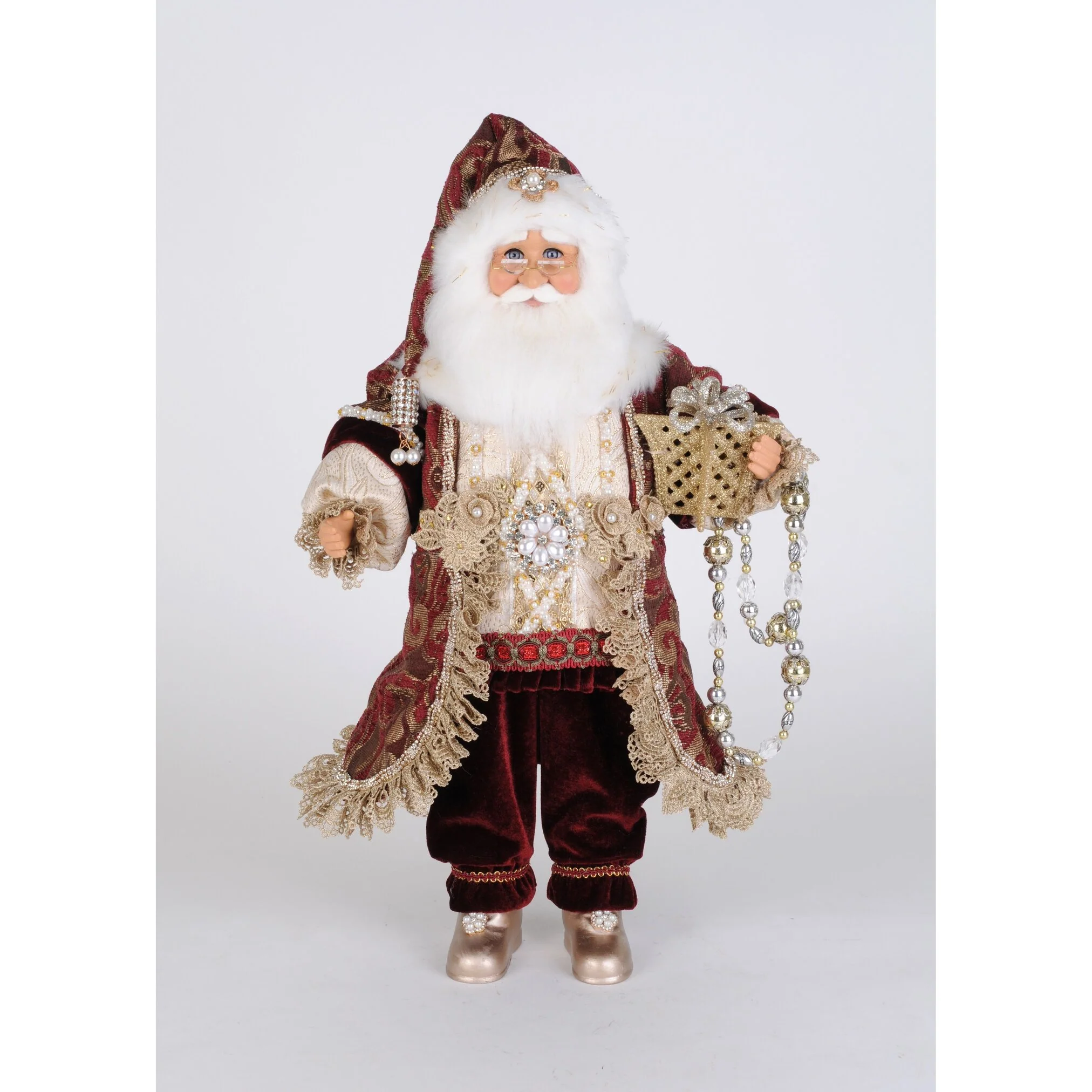 Grand Victorian Santa Figurine, 21"