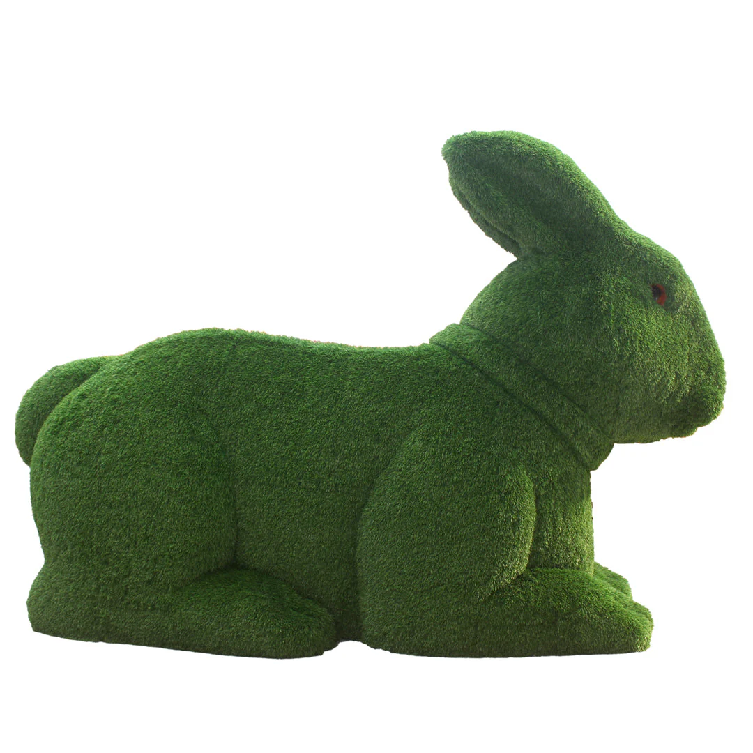 Large Grass Bunny Sofa, 118" - Image 3