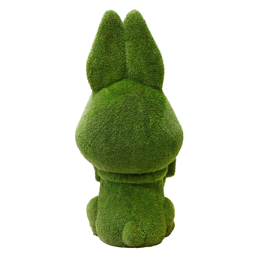 Large Grass Easter Bunny Figure, 85" - Image 3