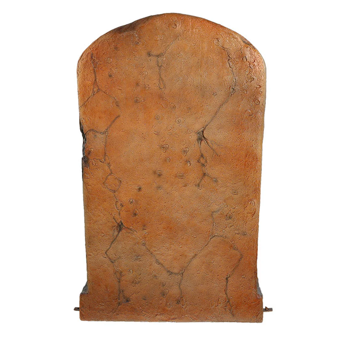 Large Gravestone w/Two Candles Decoration, 48" - Image 4