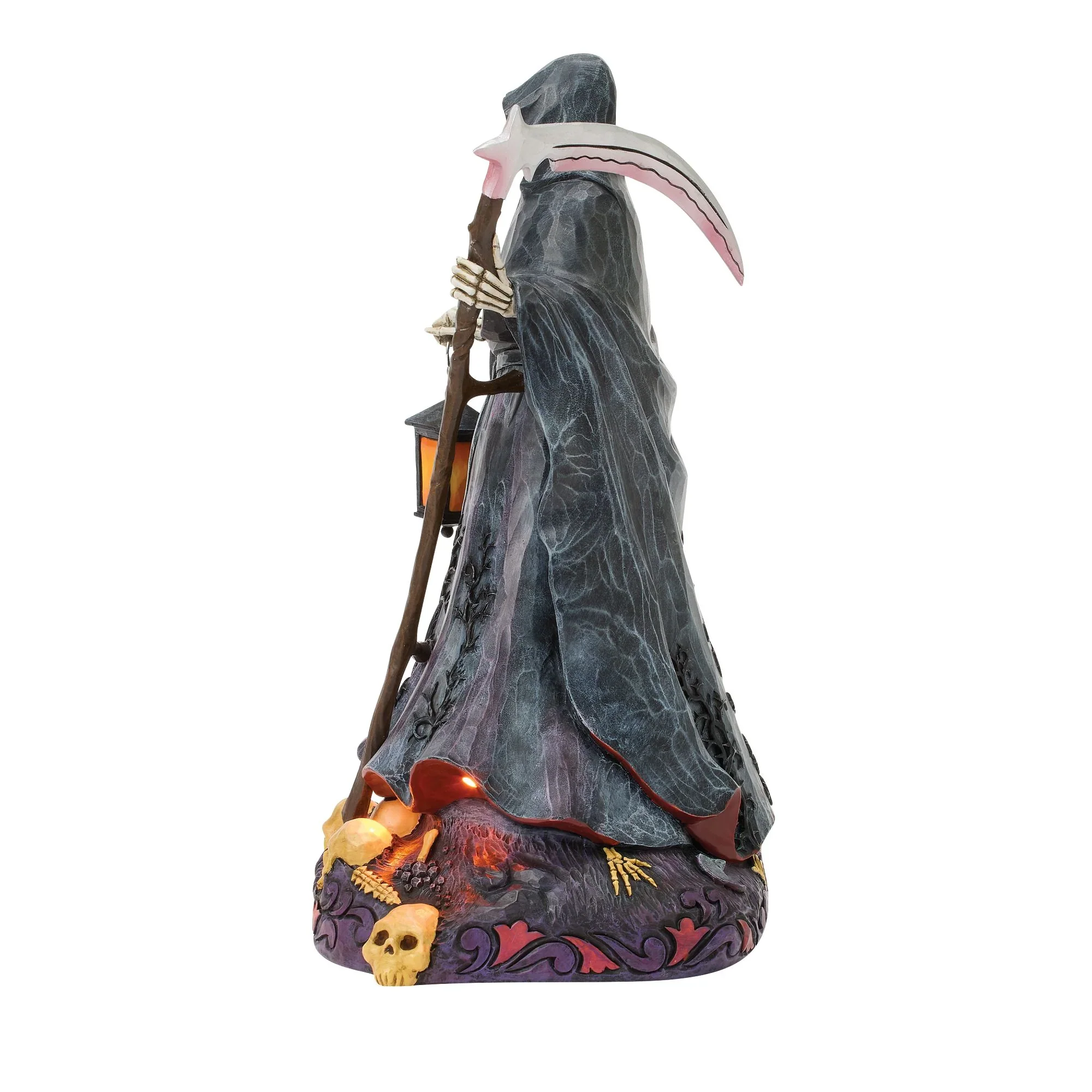 Jim Shore Grim Reaper with LED Glow Figurine, 10" - Image 3