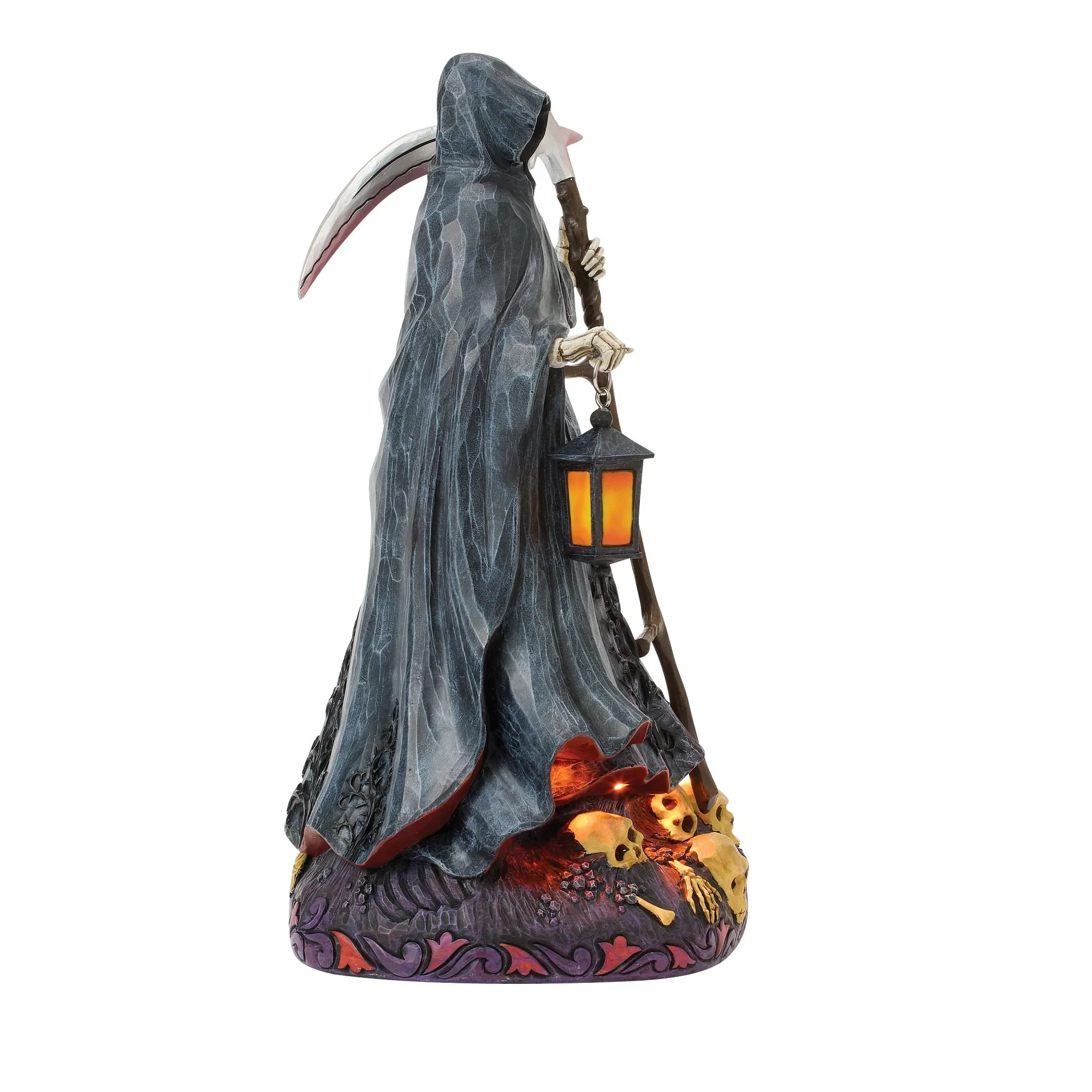 Jim Shore Grim Reaper with LED Glow Figurine, 10" - Image 5