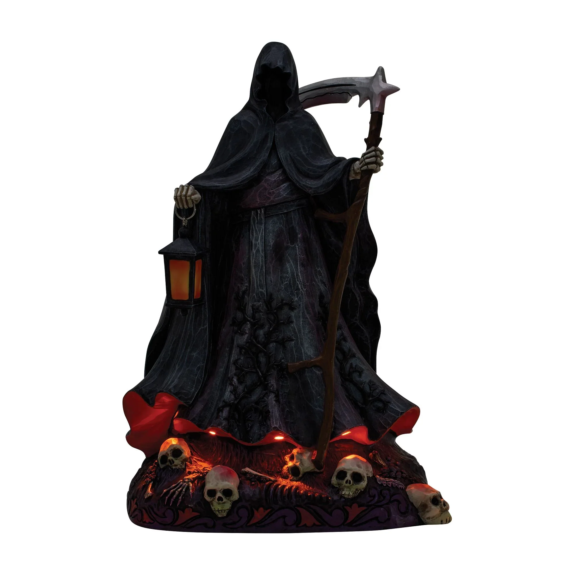 Jim Shore Grim Reaper with LED Glow Figurine, 10" - Image 7