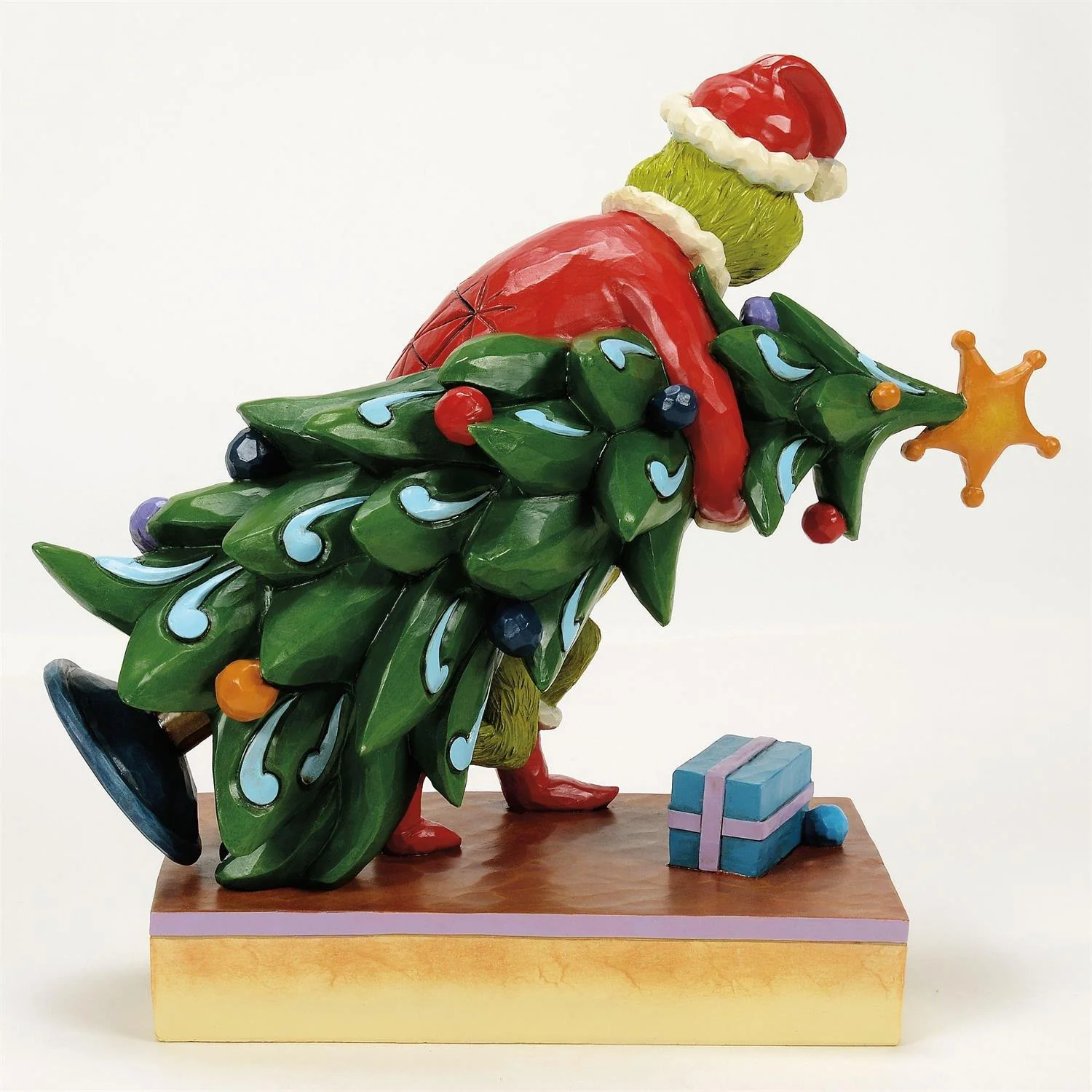 Grinch Carrying/Stealing Tree Figurine - Image 2