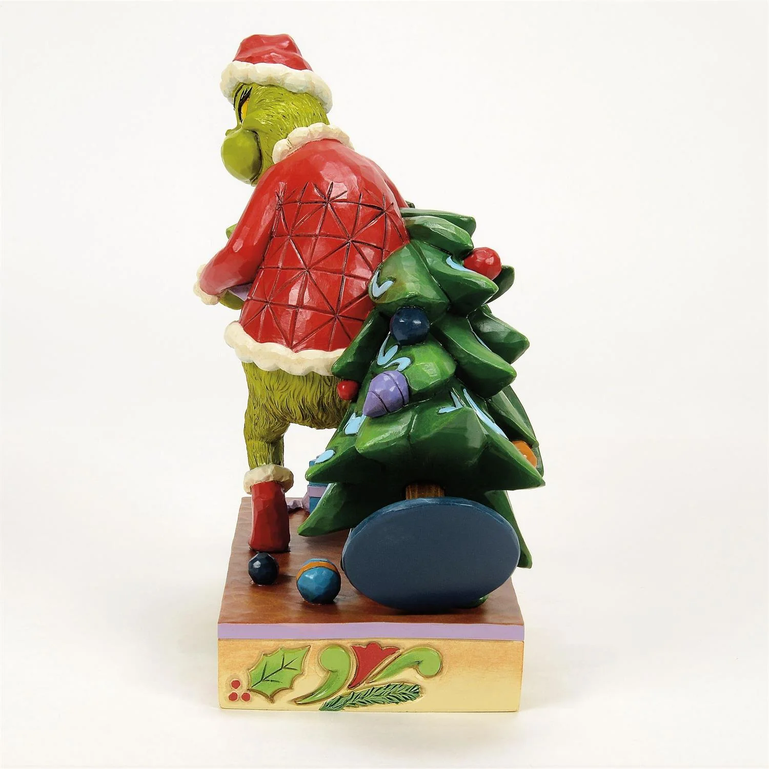 Grinch Carrying/Stealing Tree Figurine - Image 4