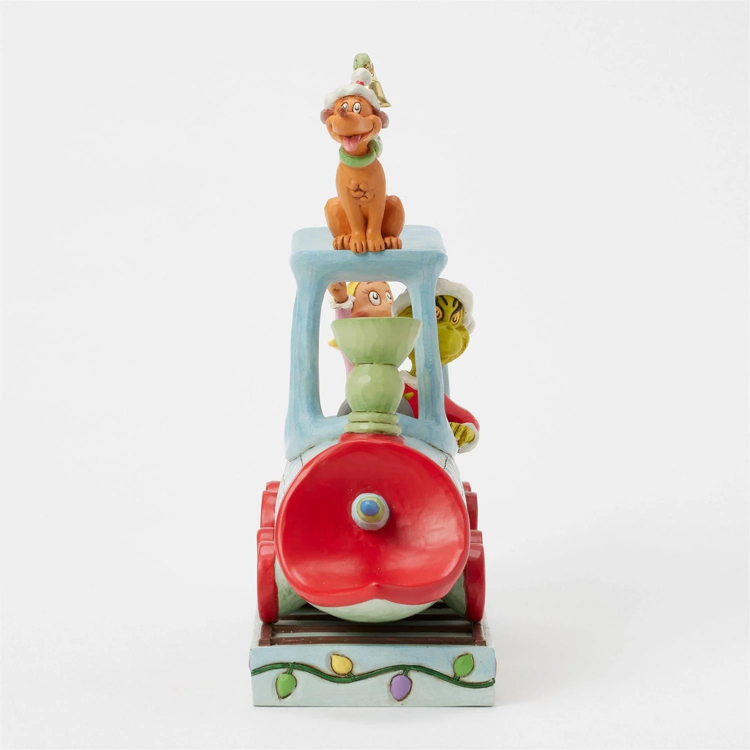 Grinch, Max and Cindy on Train Figurine - Image 6