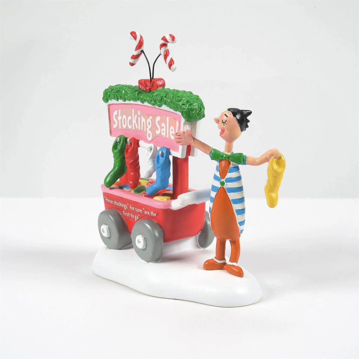 Grinch Village - A Who's Who Christmas Stocking Shop Figurine - Image 2