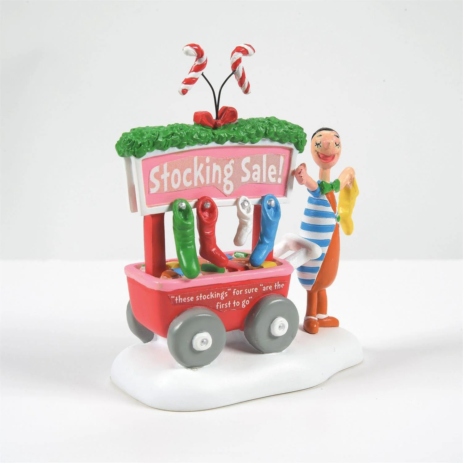 Grinch Village - A Who's Who Christmas Stocking Shop Figurine - Image 4
