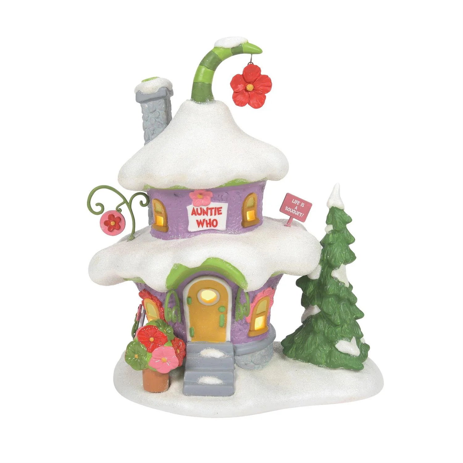 Grinch Village - Auntie Who's House Figurine