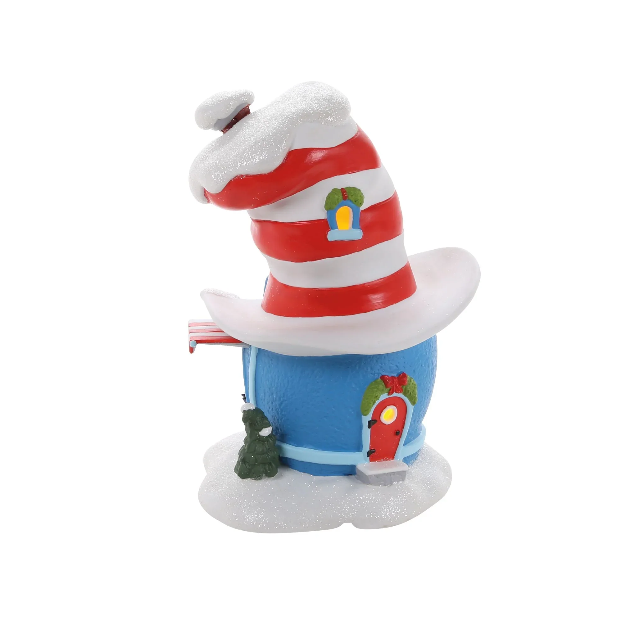 Grinch Village - Cat In The Hat Haberdashery Figurine, 8.25" - Image 4