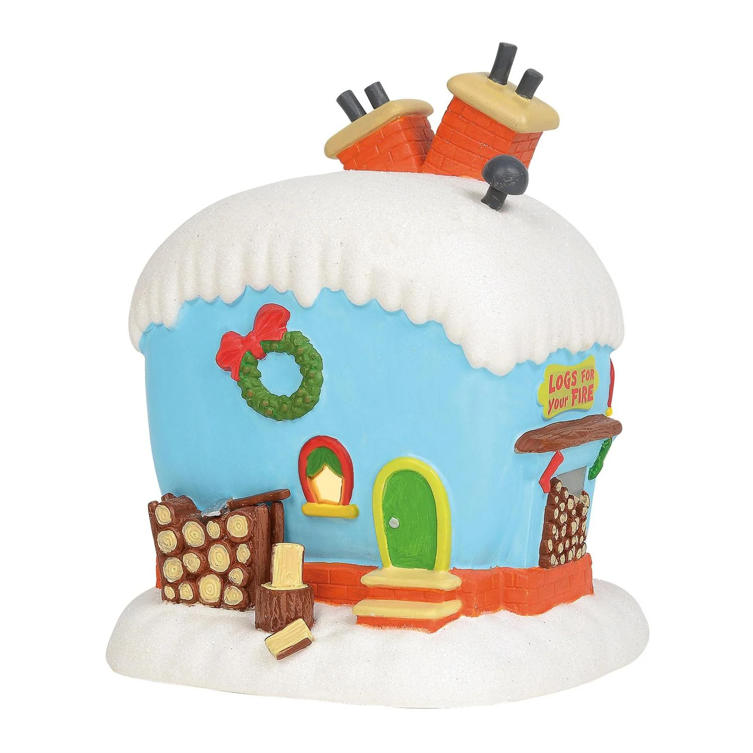 Grinch Village - Flue Who's Fireplace Place Figurine - Image 2
