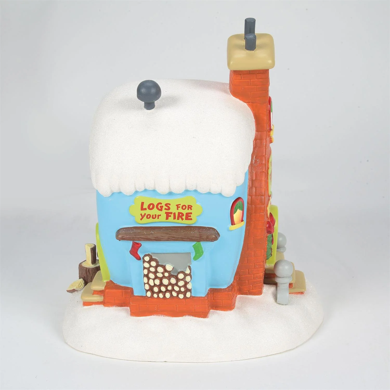 Grinch Village - Flue Who's Fireplace Place Figurine - Image 3
