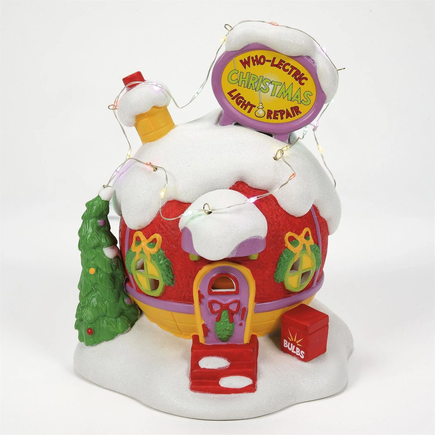Grinch Village - Who-Lectric Xmas Light Repair Figurine - Image 3