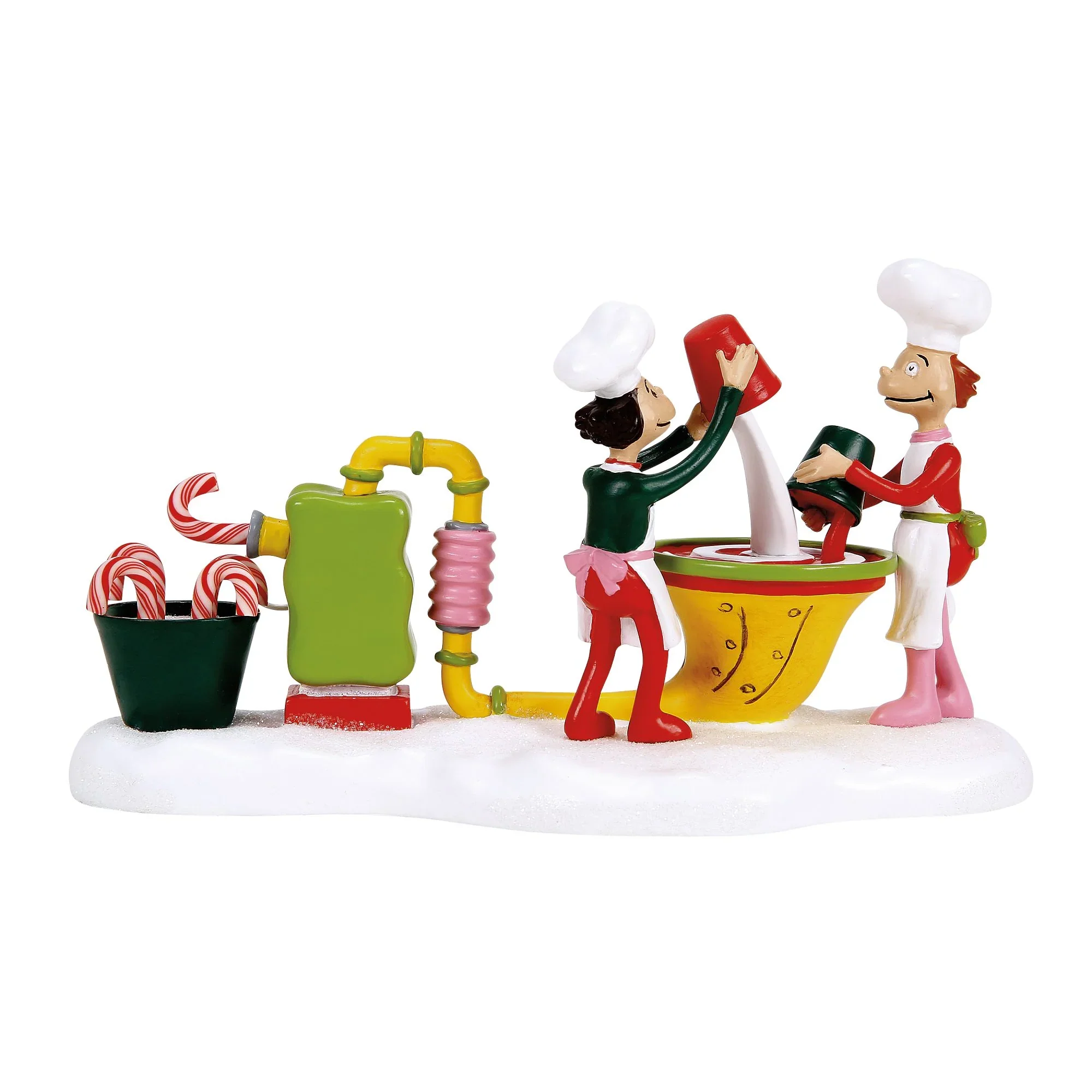 Grinch Village - Who-ville Candy Crew Figurine, 3.5" - Image 4