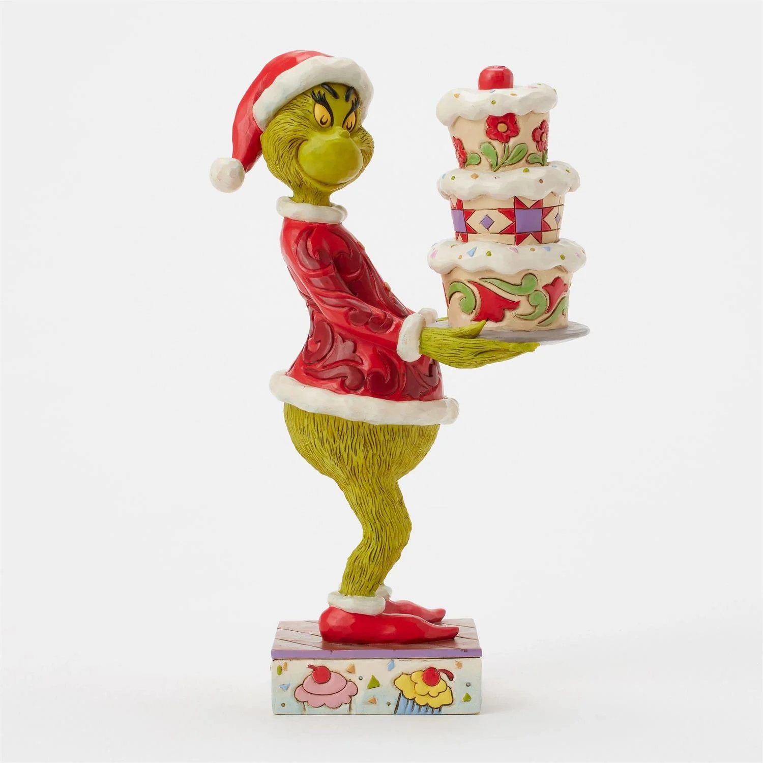 Grinch with Grinchy Cake Figurine - Image 2
