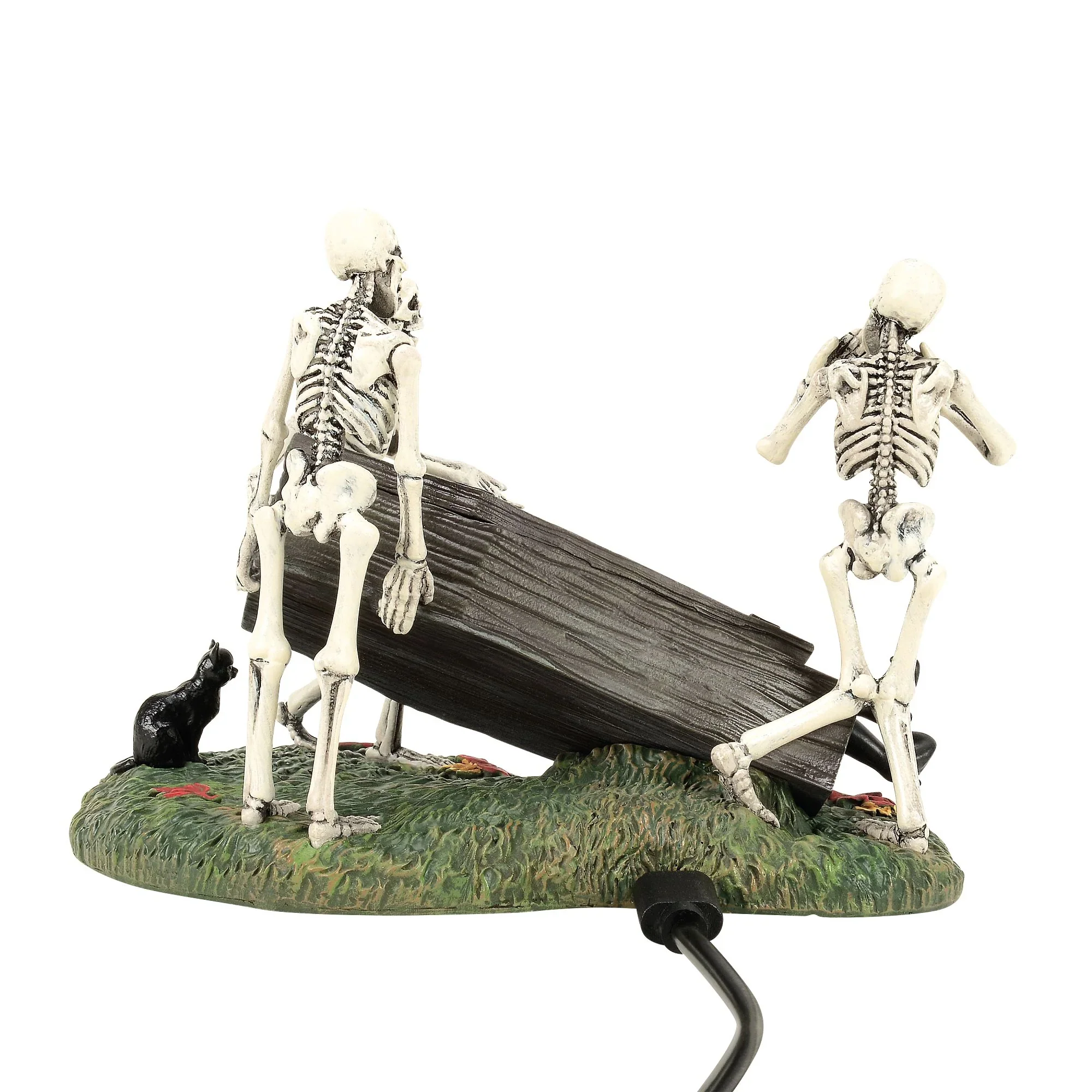 Snow Village Halloween - 50th The Clumsy Cortege Figurine, 4" - Image 3