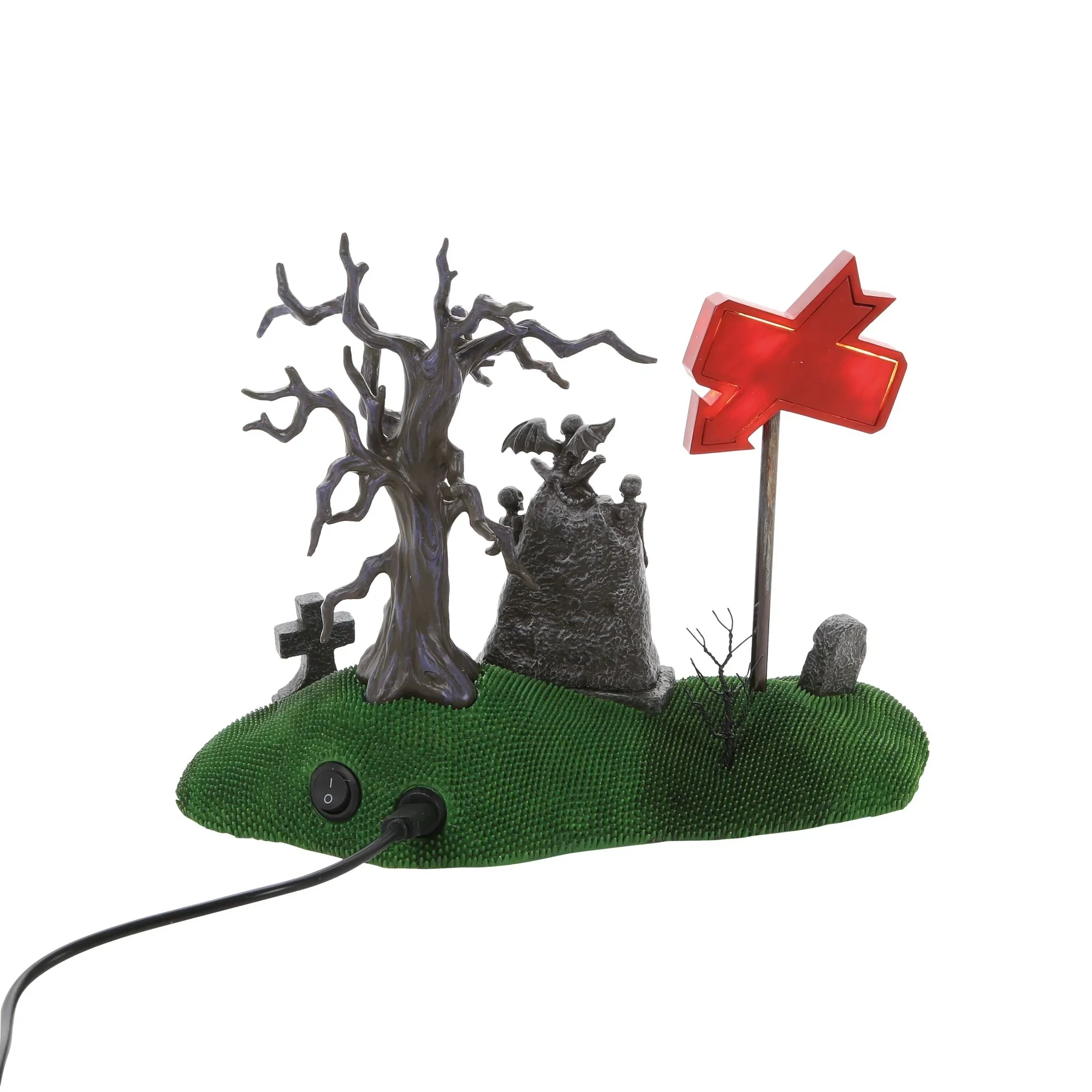 Hot Properties Village - Beetlejuice Cemetery Plot Figurine, 6.77" - Image 3