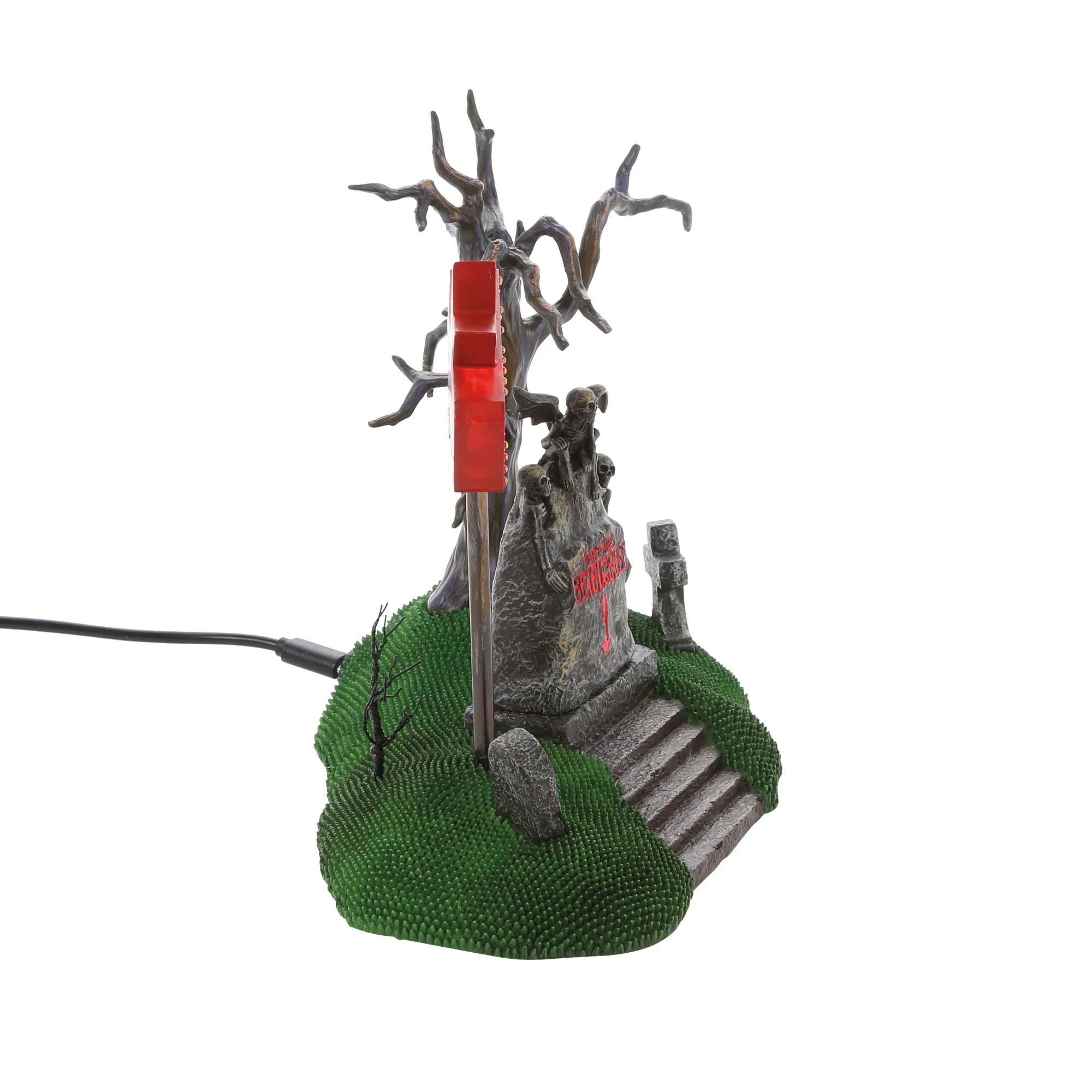 Hot Properties Village - Beetlejuice Cemetery Plot Figurine, 6.77" - Image 4