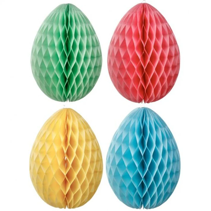 Hanging Paper Easter Egg, 12.5" (4 styles - sold individually)