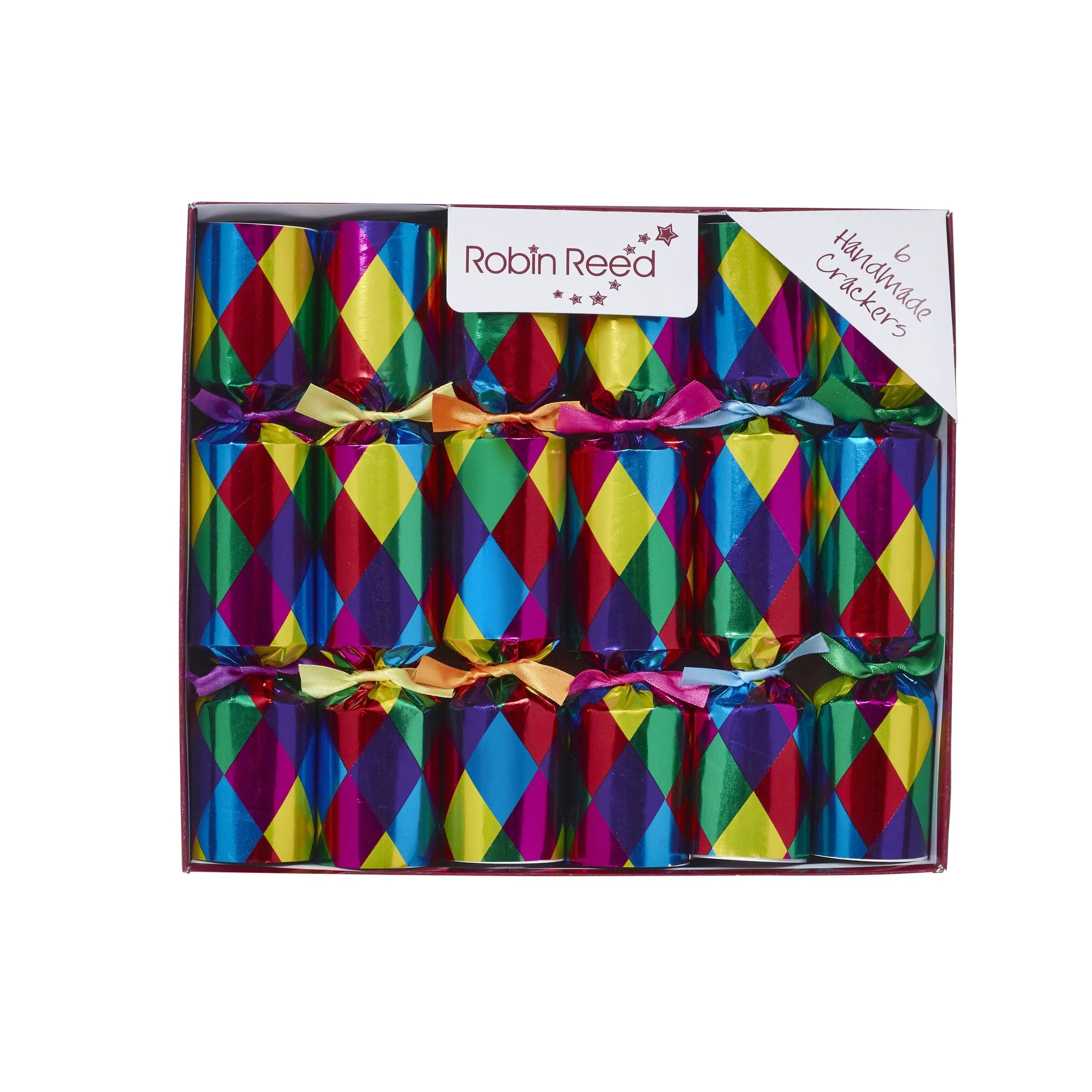 Harlequin Party Crackers, 8.5" (Set of 6)
