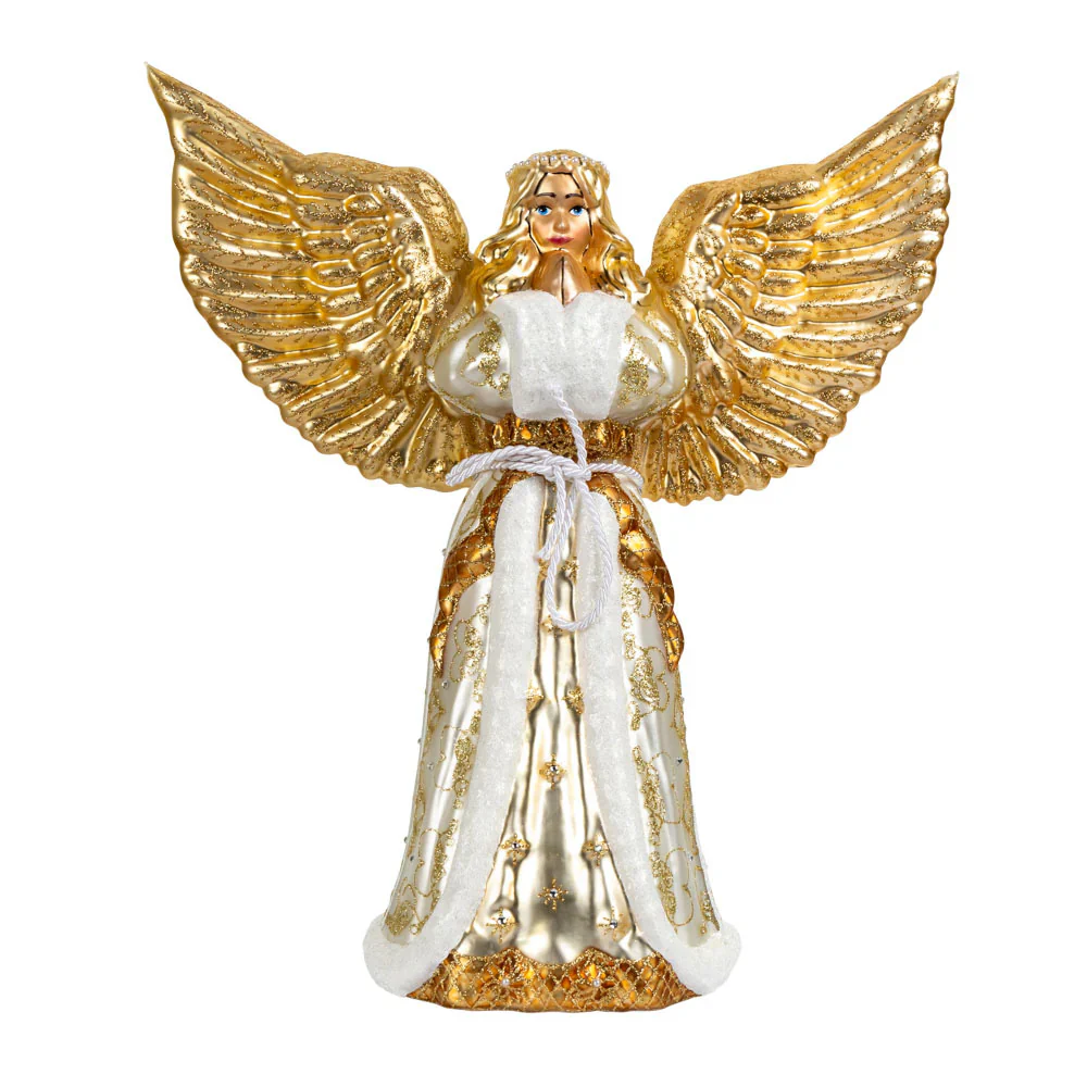 Heavenly Angel Glass Finial, 12"