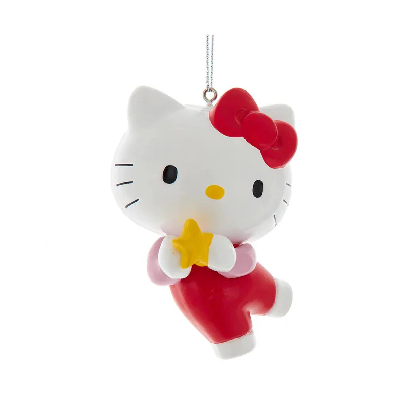 Hello Kittyâ„¢ With Star Ornament, 3.5"