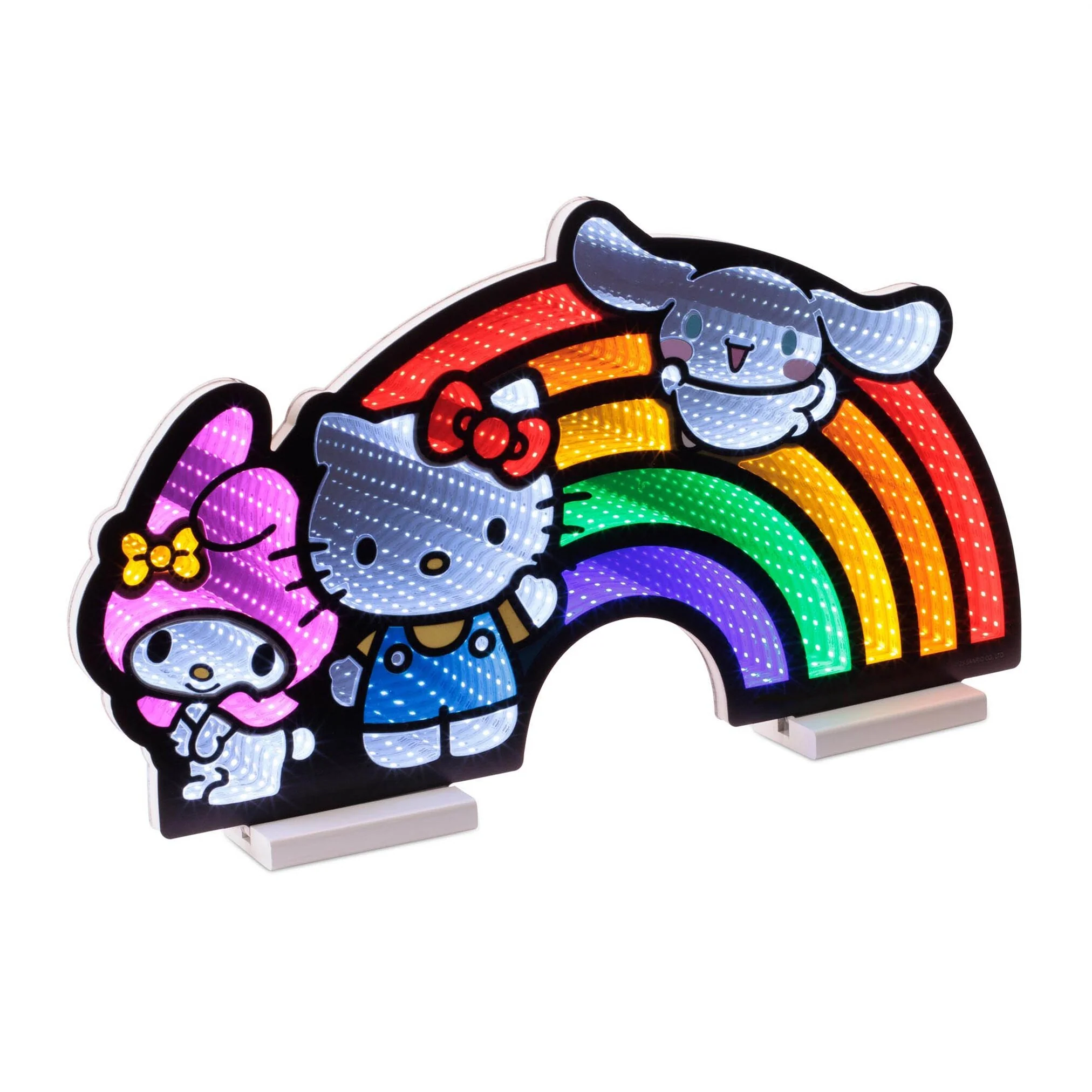 Hello Kitty and Friends Rainbow Infinity Light, Acrylic, W/ UL Plug, 24" X 13.5"