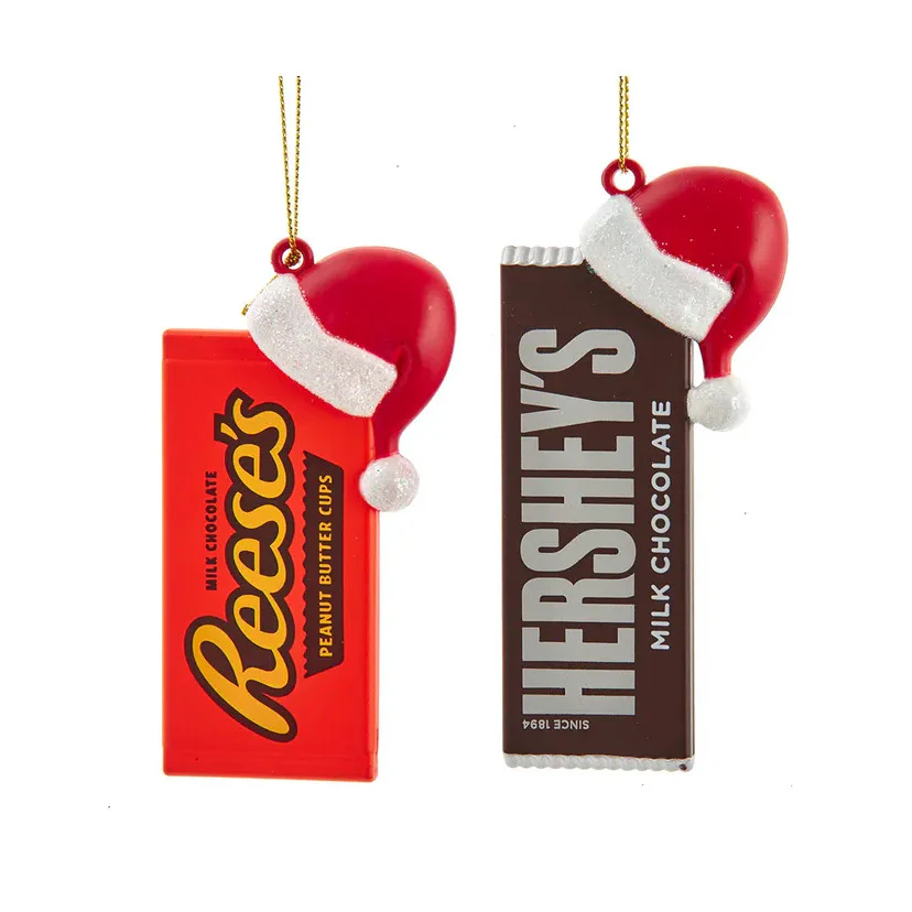 Hershey'sâ„¢ Bar With Hat Ornaments, 3.5-4.5" (2 styles - sold individually) - Image 2