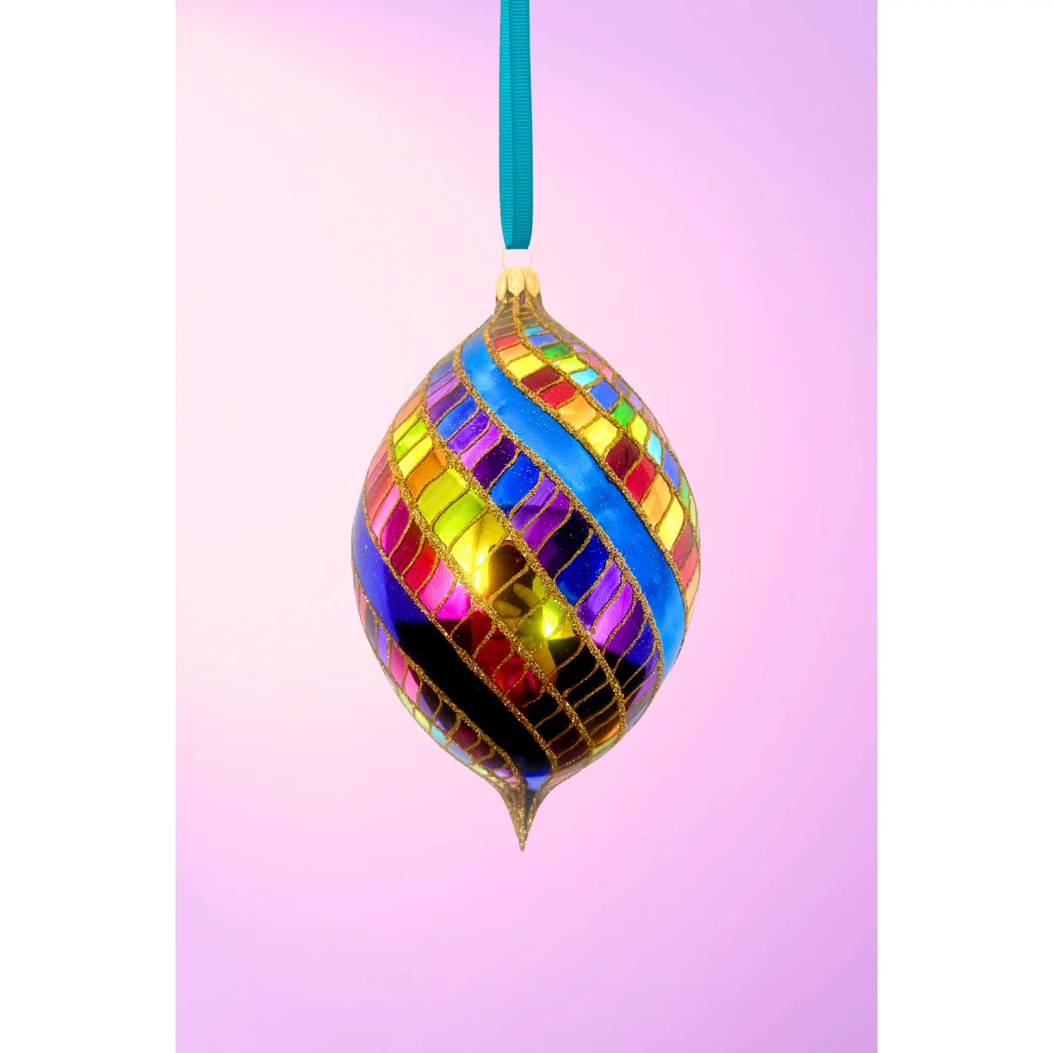 High Payouts Spinner Glass Ornament, 7"