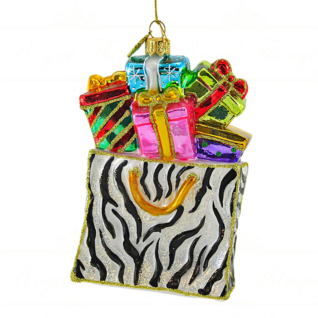 Holiday Shopping In Style Ornament, 5.5" - Image 2