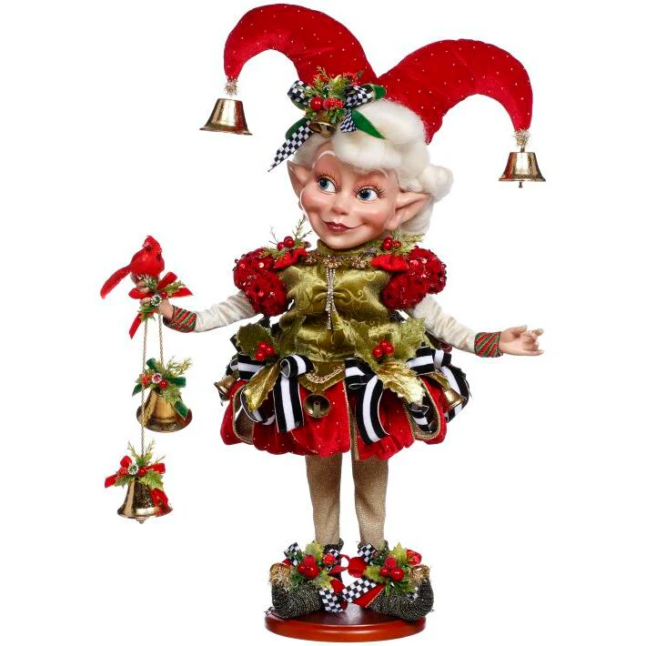 Holly Belle Elf On Base Figurine, 20.5" (Medium)