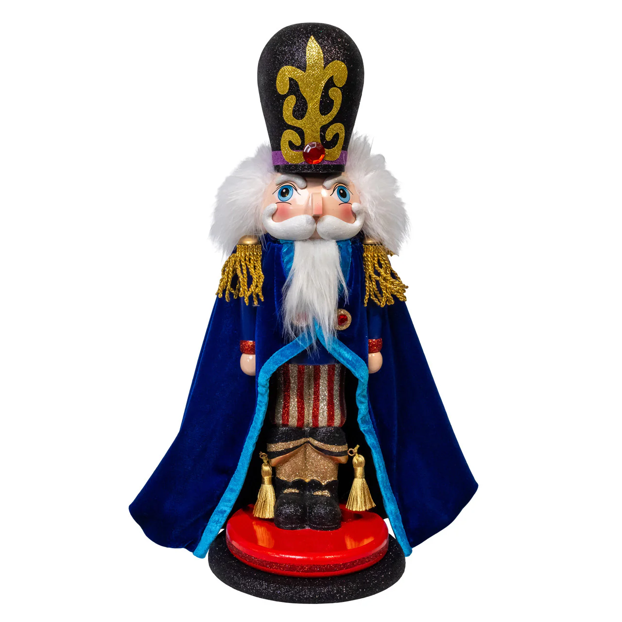 Hollywood Nutcrackers™ Elegant Blue & Red Nutcracker Figurine, 18"