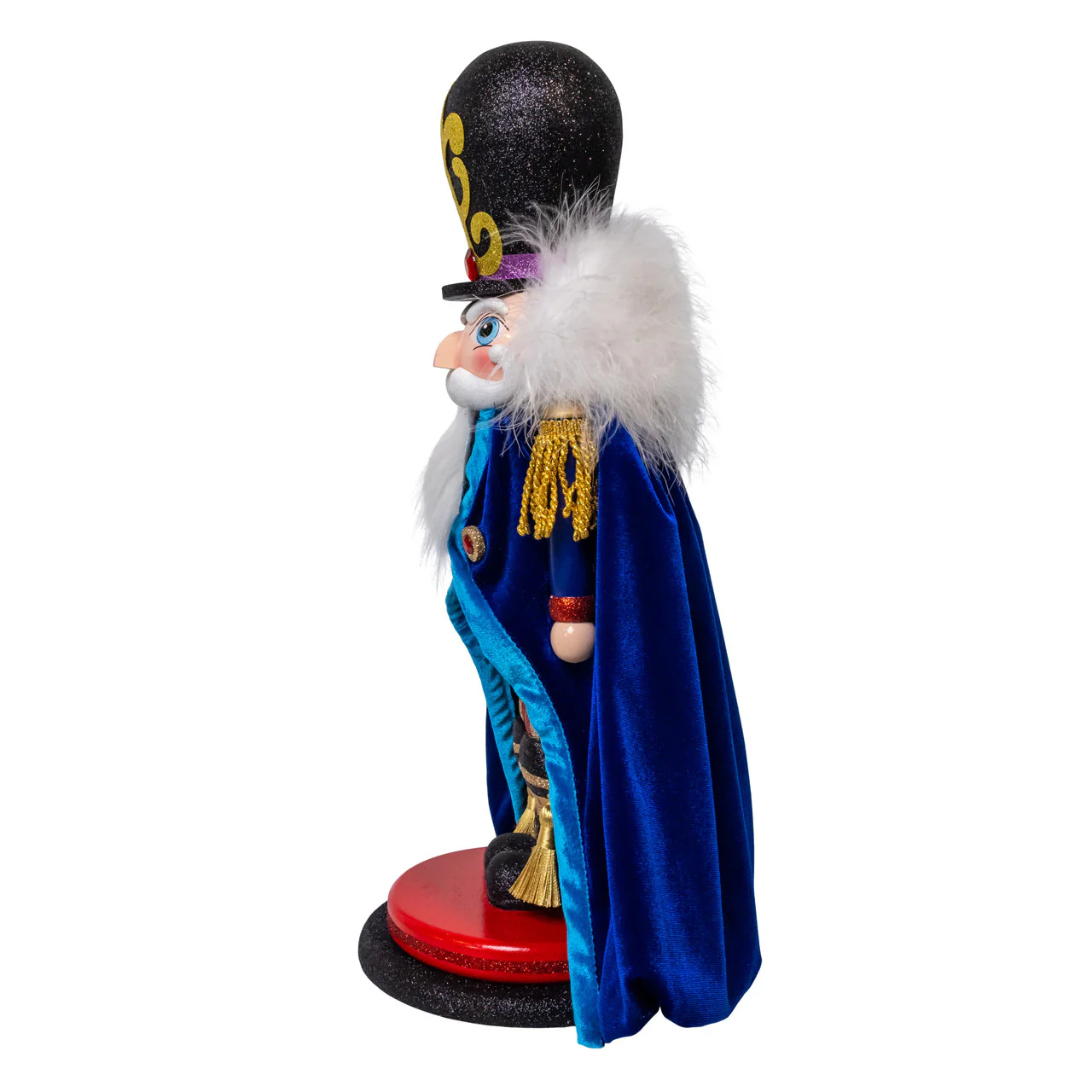 Hollywood Nutcrackers™ Elegant Blue & Red Nutcracker Figurine, 18" - Image 4