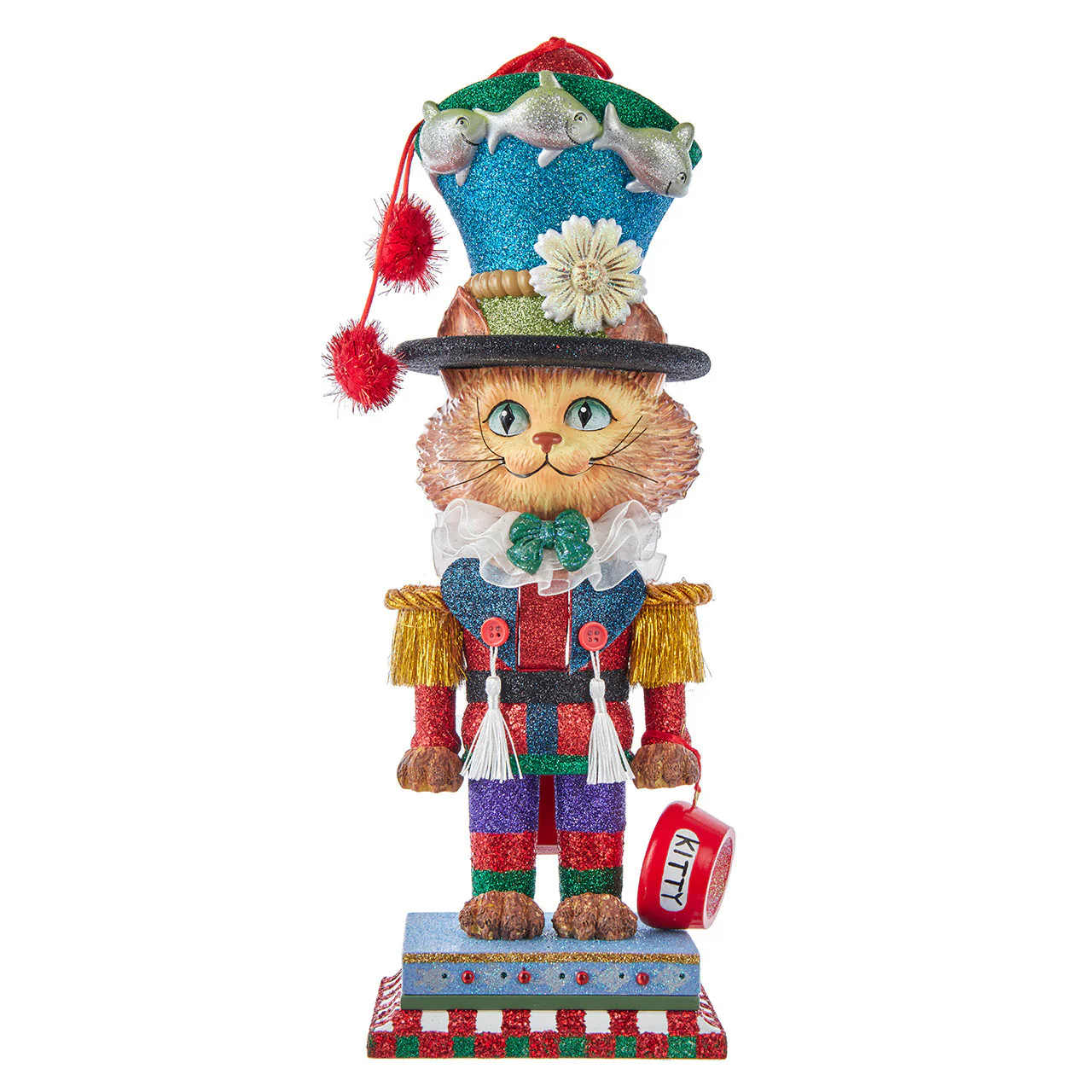 Hollywood Nutcrackers⢠Fancy Cat Nutcrackers Figurine, 15"