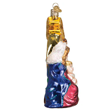 Holy Family w/Star Ornament Glass - Image 4