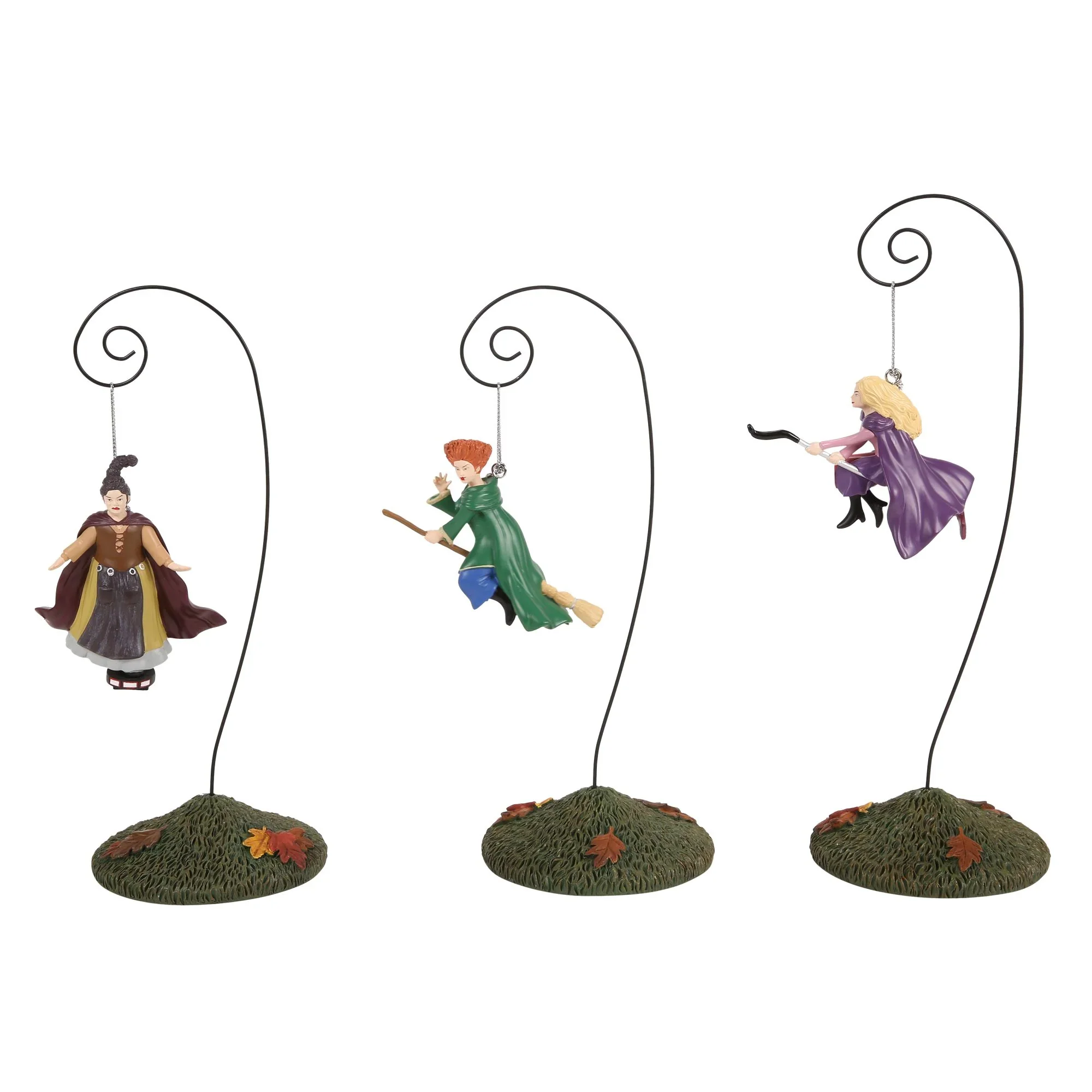 Hot Properties Village - On Modern Brooms Figurines, 10" (Set of 3)