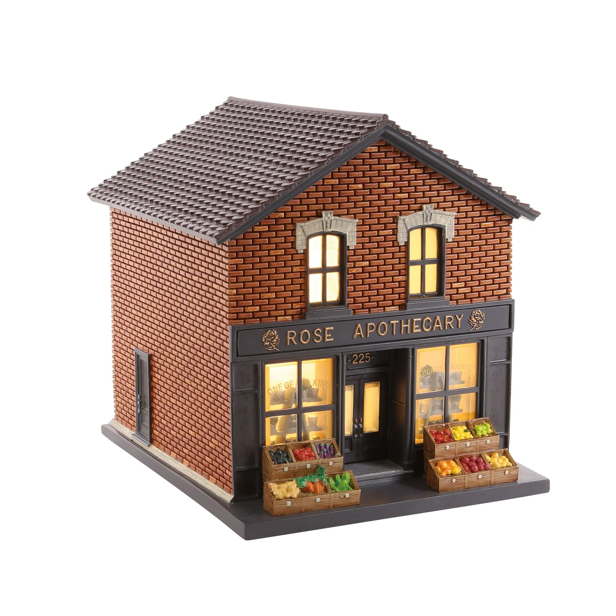 Hot Properties Village - Rose Apothecary Figurine, 6.1"