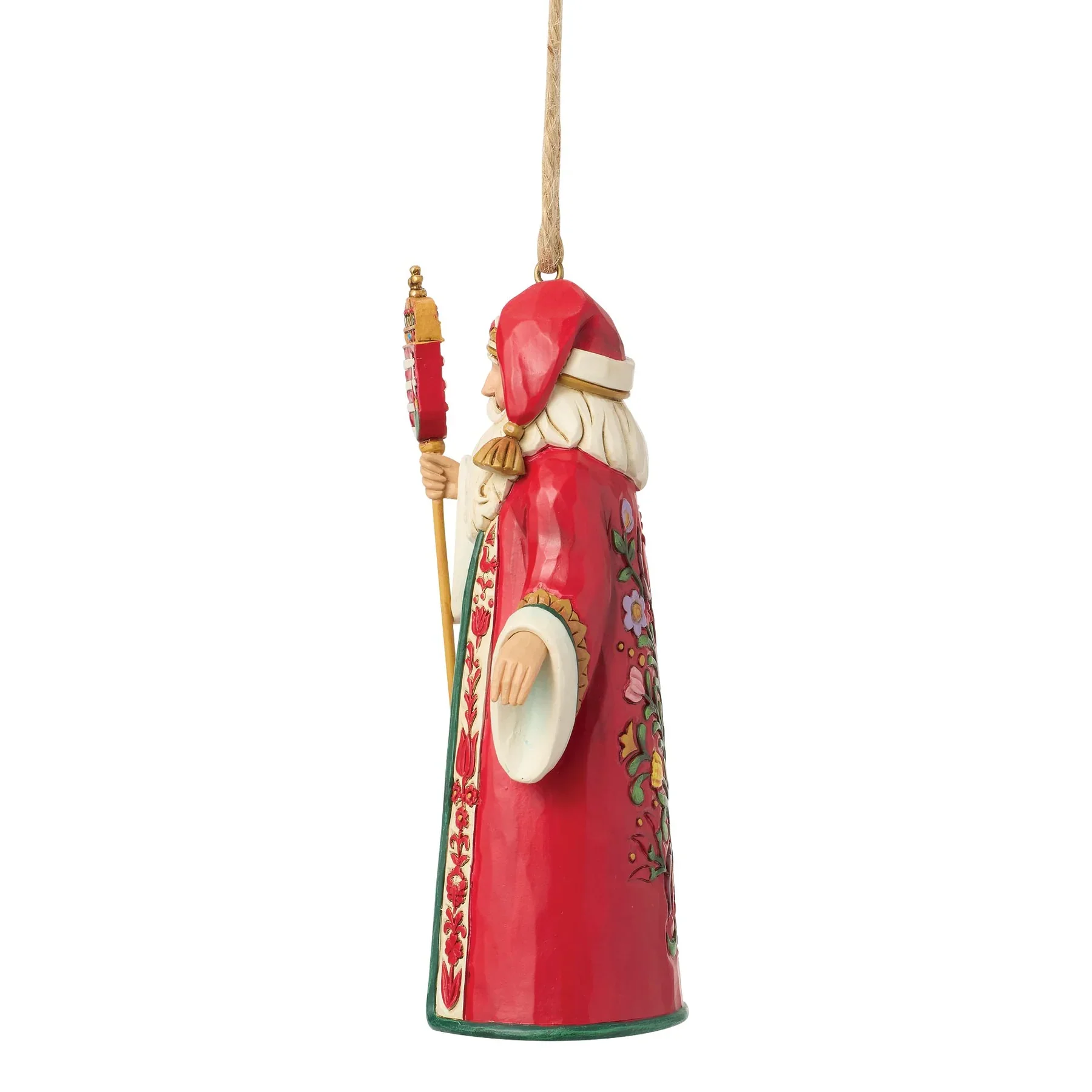 Jim Shore Hungarian Santa Ornament, 4.5" - Image 4