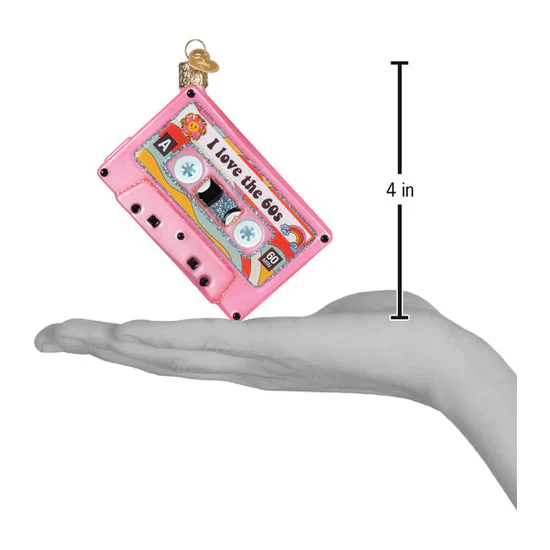 I Love The 60s Ornament, 4" - Image 4