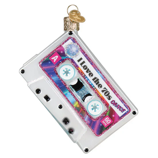 I Love The 70s Ornament, 4" - Image 2