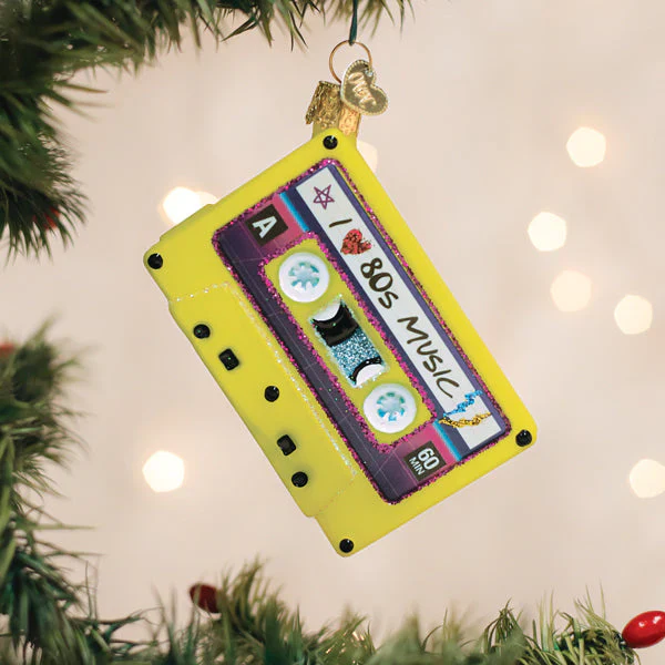 I Love The 80s Ornament, 4"