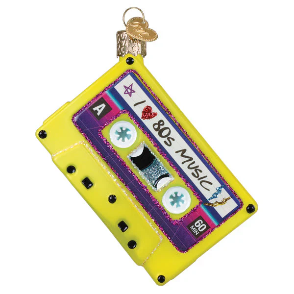 I Love The 80s Ornament, 4" - Image 2