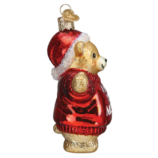 I Love You More Bear Ornament, 4.25" - Image 4